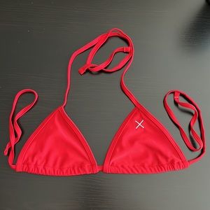 Boutine LA Rose Red Bikini Top.